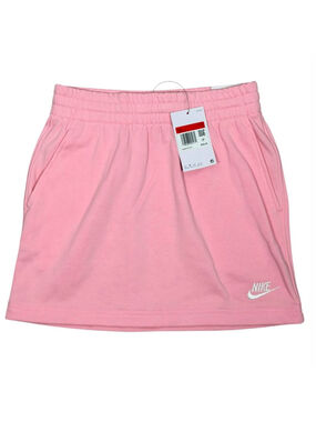 Nike Sportswear Skirt Pink Terry Athletic Tennis Activewear Kids Size Large
